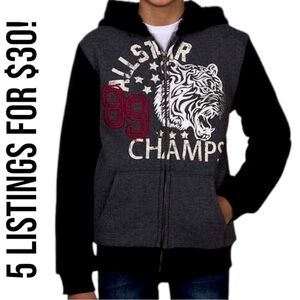 Lee Boys Sherpa Lined Hoodie Size XS (5/6) Warm Heavy

Bin Yy